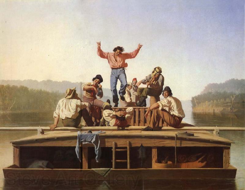 George Caleb Bingham Die frohlichen Bootsleute Germany oil painting art